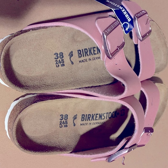 Birkenstock Arizona Birko-Flor :
Icy Metallic Old Rose NWT - Picture 5 of 6
